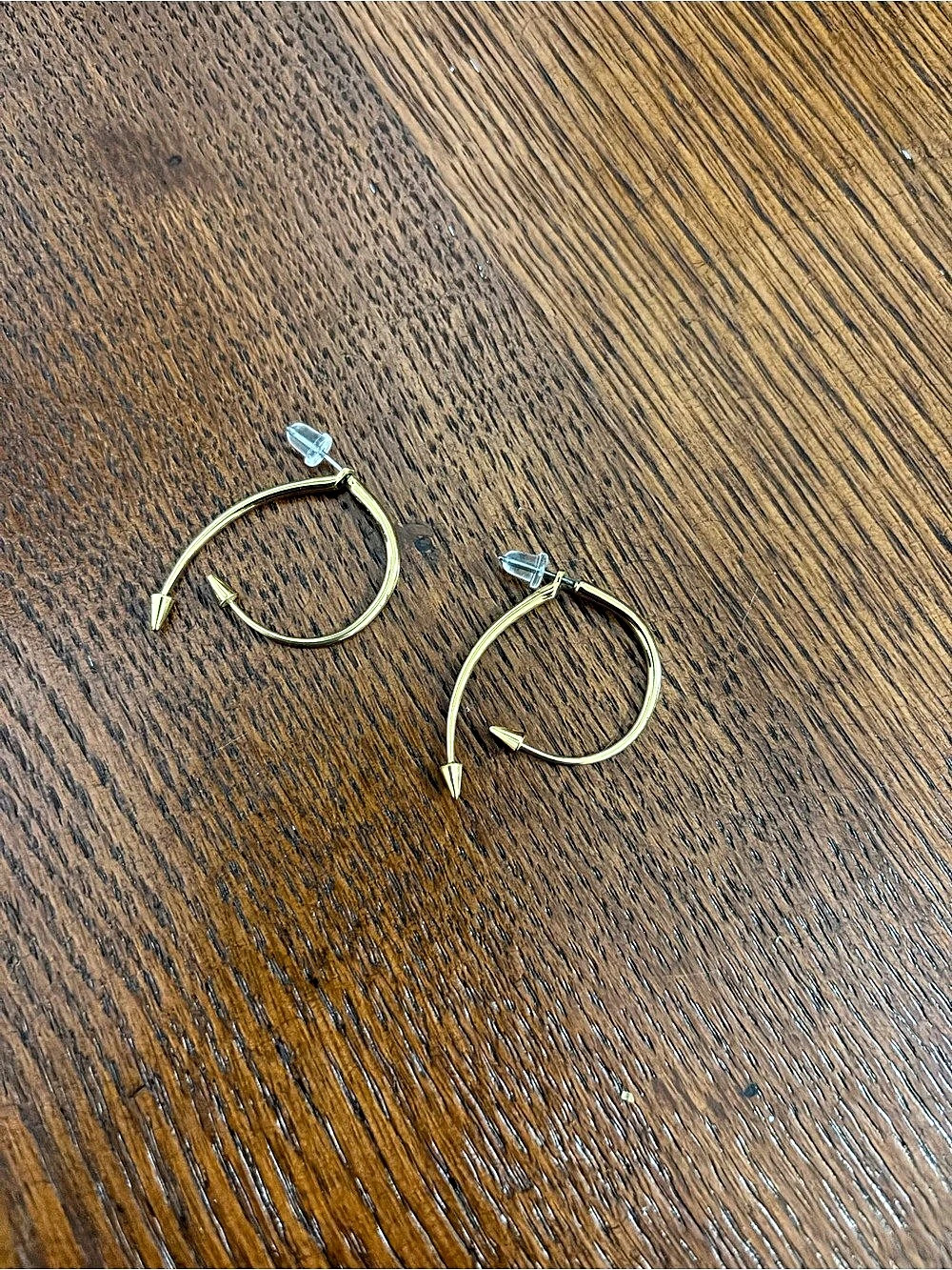 Stella and Dot Gold Hoop Earrings